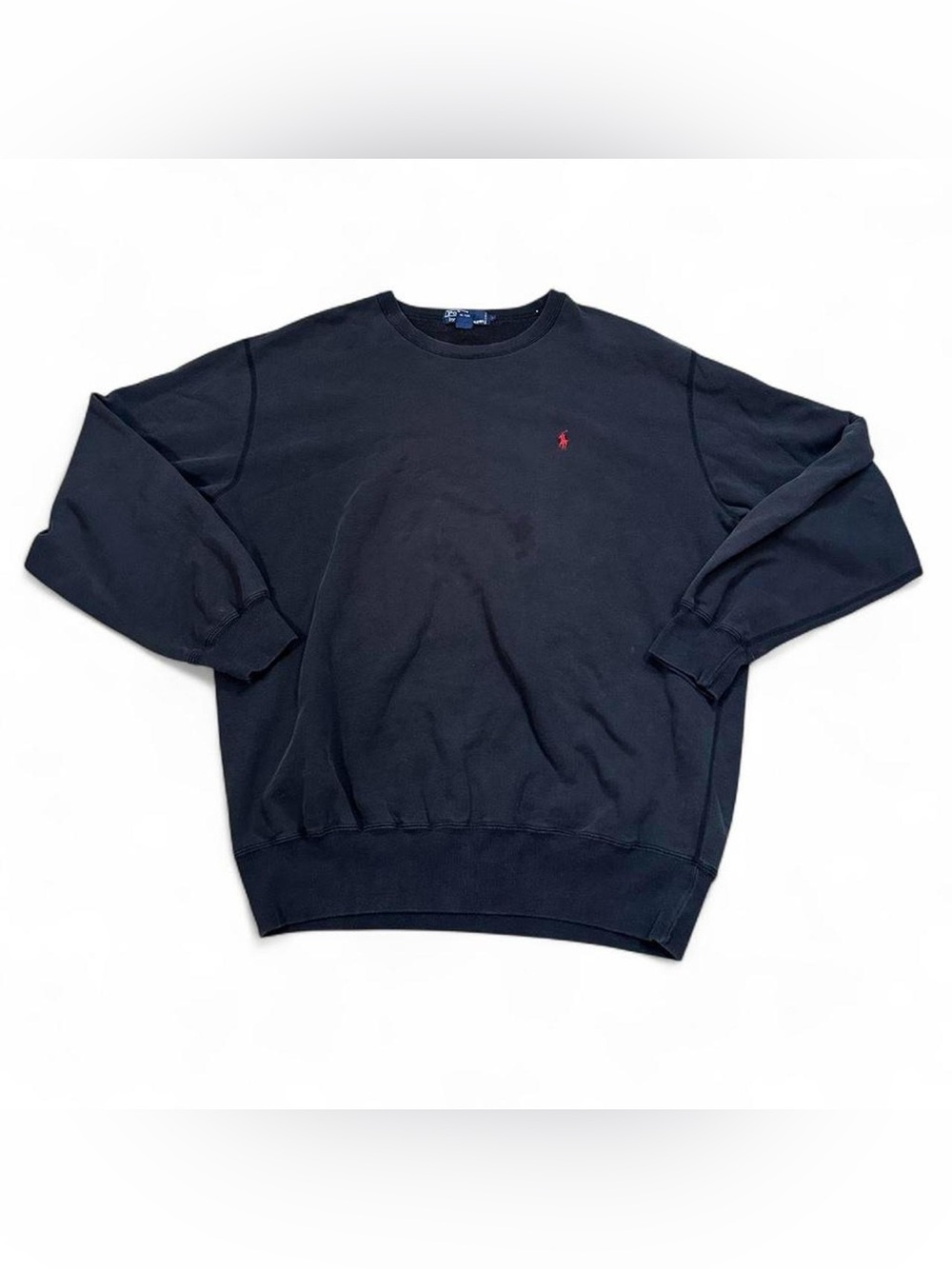 Polo Ralph‎ Lauren Men’s Vintage Black Cotton Crewneck Sweatshirt Size Large